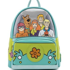 Loungefly Scooby Doo Mystery Machine Womens Double Strap Shoulder Bag Purse